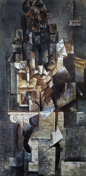 Hombre con guitarra 3 1912 cubismo Pablo Picasso Pinturas al óleo